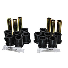 Load image into Gallery viewer, Energy Suspension 73-79 Ford F-100/F-150 2WD Black Rear Leaf Spring Bushing Set Bushing Kits Energy Suspension