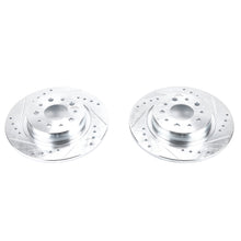 Load image into Gallery viewer, Power Stop 14-19 Fiat 500L Rear Evolution Drilled & Slotted Rotors - Pair Brake Rotors - Slot & Drilled PowerStop