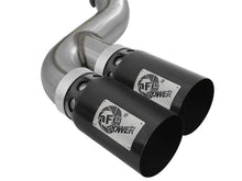 Load image into Gallery viewer, aFe Power 11-14 Ford F250/F350 6.7L Diesel Rebel XD 4in 409 SS DPF-Back Exhaust System - Black Tips DPF Back aFe