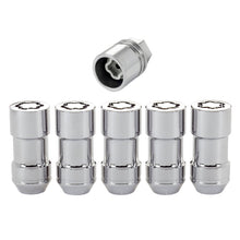 Load image into Gallery viewer, McGard Wheel Lock Nut Set - 5pk. (Cone Seat) M14X1.5 / 22mm Hex / 1.965in. Length - Chrome Lug Nuts McGard