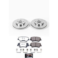 Load image into Gallery viewer, Power Stop 11-16 Hyundai Elantra Front Z26 Street Warrior Brake Kit Brake Kits - Performance D&S PowerStop