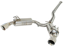 Load image into Gallery viewer, aFe Takeda Exhaust 304SS Dual Cat-Back w/ Polished Tips 08-13 Mitsubishi Lancer Evo X L4 2.0L Turbo Turbo Back aFe