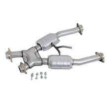 Load image into Gallery viewer, BBK 94-95 Mustang 5.0 Short Mid X Pipe With Catalytic Converters 2-1/2 For BBK Long Tube Headers X Pipes BBK