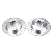 Load image into Gallery viewer, Power Stop 90-94 Eagle Talon Rear Evolution Drilled & Slotted Rotors - Pair Brake Rotors - Slot & Drilled PowerStop