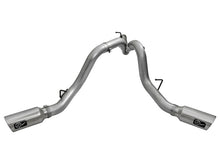 Load image into Gallery viewer, aFe LARGE Bore HD 4in Dual DPF-Back SS Exhaust w/Polished Tip 16-17 GM Diesel Truck V8-6.6L (td) LML DPF Back aFe