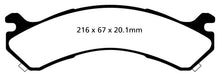 Load image into Gallery viewer, EBC 01-05 Chevrolet Silverado 3500 (2WD) Yellowstuff Rear Brake Pads Brake Pads - Performance EBC