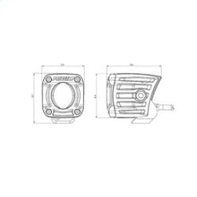 Load image into Gallery viewer, Rigid Industries Revolve Pod w/White Trim Ring - Pair Light Bars & Cubes Rigid Industries