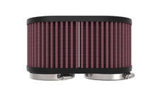Load image into Gallery viewer, K&N 2-1/8in DUAL FLG 6-1/4 X 4inOD 3inH Universal Clamp-On Air Filter Air Filters - Universal Fit K&N Engineering