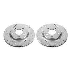 Load image into Gallery viewer, Power Stop 10-13 Kia Forte Front Evolution Drilled & Slotted Rotors - Pair Brake Rotors - Slot & Drilled PowerStop