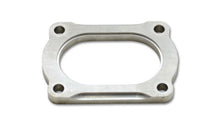 Load image into Gallery viewer, Vibrant T304 SS 4 Bolt Flange for 4in O.D. Oval tubing Flanges Vibrant