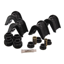 Load image into Gallery viewer, Energy Suspension 76-77 Ford Bronco/66-72 F-100/F-150 Blk 4 Deg Offset Complete 14 Pc C-Bushing Set Bushing Kits Energy Suspension