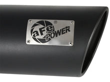 Load image into Gallery viewer, aFe MACH Force-XP 409 SS Right Side Single Wall Exhaust Tip 5in Inlet x 7in Outlet x 15in L Tips aFe