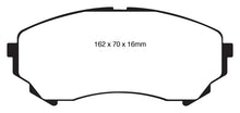 Load image into Gallery viewer, EBC 08-13 Cadillac CTS 3.6 (315mm Rear Rotors) Yellowstuff Front Brake Pads Brake Pads - Performance EBC