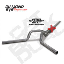 Load image into Gallery viewer, Diamond Eye KIT 4in CB MFLR RPLCMENT PIPE DUAL SS: 2004.5-2007.5 DODGE CUMMINS 600 Catback Diamond Eye Performance