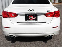 Load image into Gallery viewer, aFe Takeda 2.5in 304 SS Cat-Back Exhaust System w/ Black Tips 16-18 Infiniti Q50 V6-3.0L (tt) Catback aFe