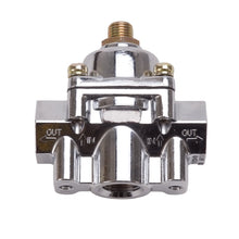 Load image into Gallery viewer, Edelbrock Fuel Pressure Regulator Carbureted 160 GPH 5-10 PSI 3/8In In/Out 3/8In Return Black Fuel Pressure Regulators Edelbrock