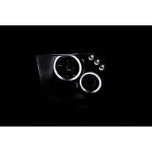 Load image into Gallery viewer, ANZO 2005-2009 Ford Mustang Projector Headlights w/ Halo Black Headlights ANZO