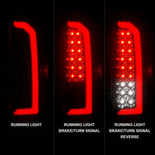 Load image into Gallery viewer, ANZO 15-21 GMC Canyon Full LED Taillights w/ Red Lightbar Black Housing/Clear Lens Tail Lights ANZO