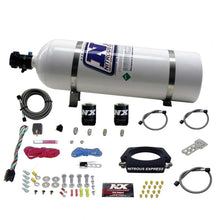 Load image into Gallery viewer, Nitrous Express GM LS 90mm Nitrous Plate Kit (50-400HP) w/15lb Bottle Nitrous Systems Nitrous Express