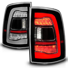 Load image into Gallery viewer, ANZO 09-18 Dodge Ram 1500 Sequential LED Taillights Black Tail Lights ANZO