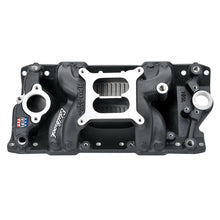 Load image into Gallery viewer, Edelbrock Intake Manifold RPM Air-Gap Small-Block Chevy 262-400 Black Intake Manifolds Edelbrock
