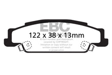 Load image into Gallery viewer, EBC 05-08 Pontiac Grand Prix 5.3 Redstuff Rear Brake Pads Brake Pads - Performance EBC