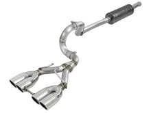 Load image into Gallery viewer, aFe Rebel Series 2.5in. 304 SS C/B Exhaust System 2018 Jeep Wrangler (JL) V6-3.6L - Polished Tip Catback aFe
