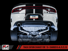 Load image into Gallery viewer, AWE Tuning 2015+ Dodge Charger 6.4L/6.2L Supercharged Track Edition Exhaust - Diamond Black Tips Catback AWE Tuning