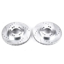 Load image into Gallery viewer, Power Stop 91-96 Dodge Stealth Front Evolution Drilled & Slotted Rotors - Pair Brake Rotors - Slot & Drilled PowerStop