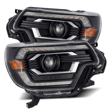Load image into Gallery viewer, AlphaRex 12-15 Toyota Tacoma PRO-Series Projector Headlights Plank Style Black w/DRL Headlights AlphaRex