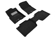 Load image into Gallery viewer, 3D MAXpider 18-21 Toyota Tacoma Access Cab Elegant Black R1 R2 (R2 With Seats) Floor Mats - Rubber 3D MAXpider
