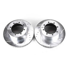 Load image into Gallery viewer, Power Stop 00-02 Ford E-450 Super Duty Rear Evolution Drilled & Slotted Rotors - Pair Brake Rotors - Slot & Drilled PowerStop