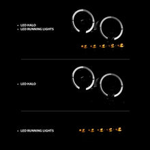 Load image into Gallery viewer, ANZO 2004-2008 Ford F-150 Projector Headlights w/ Halo and LED Black G2 Headlights ANZO
