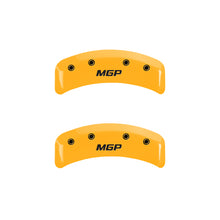 Load image into Gallery viewer, MGP 4 Caliper Covers Engraved Front & Rear Vtech Black finish silver ch Caliper Covers MGP