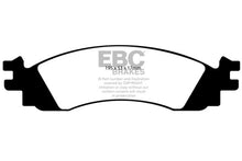 Load image into Gallery viewer, EBC 10-12 Ford Taurus 3.5 Twin Turbo SHO Redstuff Front Brake Pads Brake Pads - Performance EBC