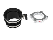 Load image into Gallery viewer, aFe 2020 Vette C8 Silver Bullet Aluminum Throttle Body Spacer Works w/ Factory Intake Only - Silver Throttle Body Spacers aFe