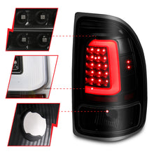 Load image into Gallery viewer, ANZO 1997-2004 Dodge Dakota LED Taillights Black Housing Smoke Lens Pair Tail Lights ANZO