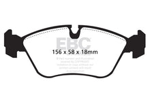 Load image into Gallery viewer, EBC 93-97 Volvo 850 2.3 Turbo Ultimax2 Front Brake Pads Brake Pads - OE EBC