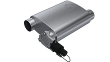 Load image into Gallery viewer, QTP 3in Weld-On 304SS Screamer Muffler w/Bolt-On QTEC Electric Cutout Muffler QTP