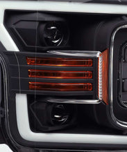 Load image into Gallery viewer, AlphaRex 18-19 Ford F-150 PRO-Series Proj Headlights Plank Style Matte Blk w/Activ Light/Seq Signal Headlights AlphaRex