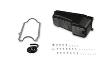 Load image into Gallery viewer, WEIAND ALUM OIL PAN KIT BLK SBC FINNED Engine WEIAND Default Title