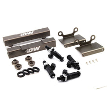 Load image into Gallery viewer, DeatschWerks 04-06 Subaru STI/LGT Side Feed to Top Feed Fuel Rail Conv Kit w/ 1200cc Injectors Fuel Rails DeatschWerks