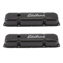Load image into Gallery viewer, Edelbrock Valve Cover Signature Series Chrysler 1958-1979 361-440 V8 Black Valve Covers Edelbrock