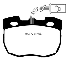 Load image into Gallery viewer, EBC 95-96 Land Rover Discovery (Series 1) 3.9 Yellowstuff Front Brake Pads Brake Pads - Performance EBC