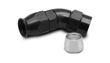 Load image into Gallery viewer, Vibrant 45 Degree One Piece Hose End for PTFE Lined Hose Size -12AN Fittings Vibrant