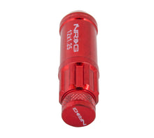 Load image into Gallery viewer, NRG 700 Series M12 X 1.25 Steel Lug Nut w/Dust Cap Cover Set 21 Pc w/Locks & Lock Socket - Red Lug Nuts NRG