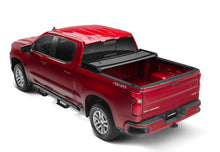 Load image into Gallery viewer, Lund 14-17 Chevy Silverado 1500 (6.5ft. Bed) Genesis Elite Tri-Fold Tonneau Cover - Black Tonneau Covers - Soft Fold LUND