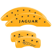 Load image into Gallery viewer, MGP 4 Caliper Covers Engraved Front & Rear Acura Yellow Finish Black Char 1999 Acura RL Caliper Covers MGP