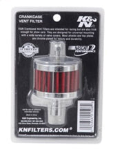 Load image into Gallery viewer, K&N Steel Base Crankcase Vent Filter 0.5in Vent OD x 2in OD x 1.5in Height Air Filters - Universal Fit K&N Engineering