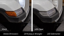 Load image into Gallery viewer, Diode Dynamics 18-21 Jeep JL Wrangler/Gladiator Sidemarkers Smoked (set) Light Accessories and Wiring Diode Dynamics